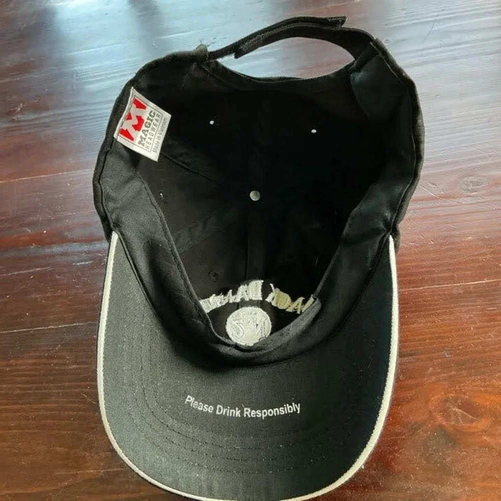 Jack Daniels Old No 7 Majic Headwear Baseball Cap Men Black Adjustable Strapback